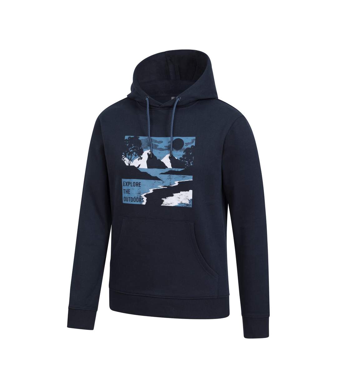 Sweat à capuche explore the outdoors homme bleu marine Mountain Warehouse