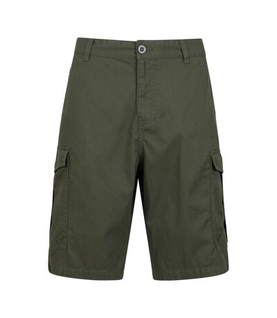 Mens lakeside cargo shorts khaki green Mountain Warehouse