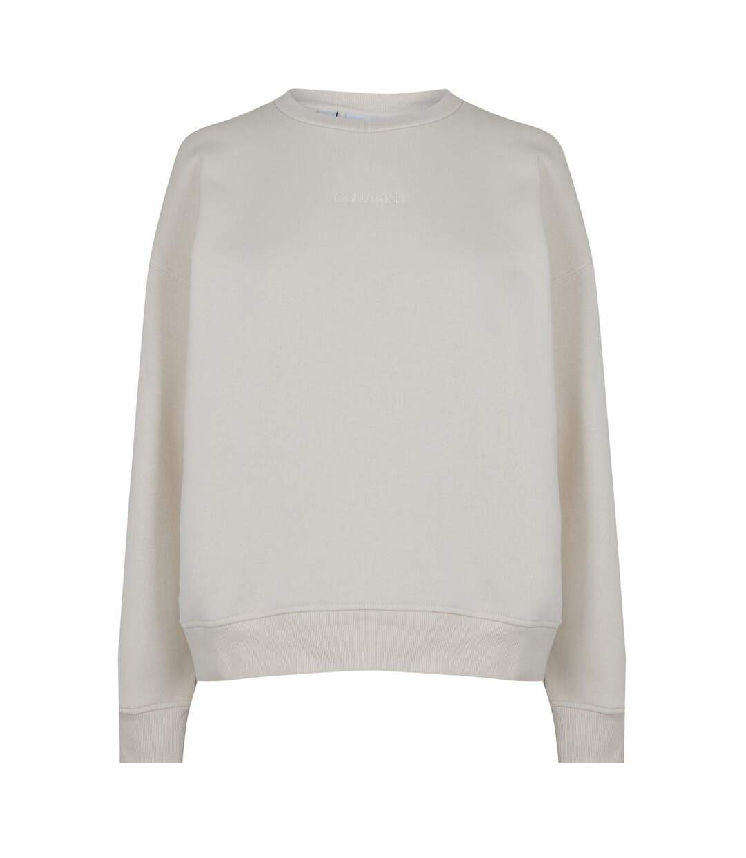 Sweat Manches Tombantes Femme Beige Pâle Calvin Klein-1