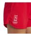 Short De Course Motif/style Pologne Femme Rouge Écarlate Adidas-4