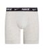 Pack Of 3  Mens Boxer Shorts  Black Green Grey Nike-2