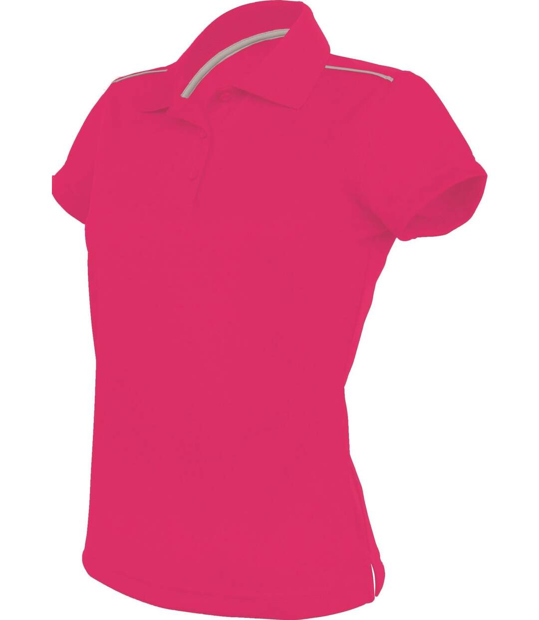 Polo femme sport - PA481 - rose fuchsia - manches courtes-2