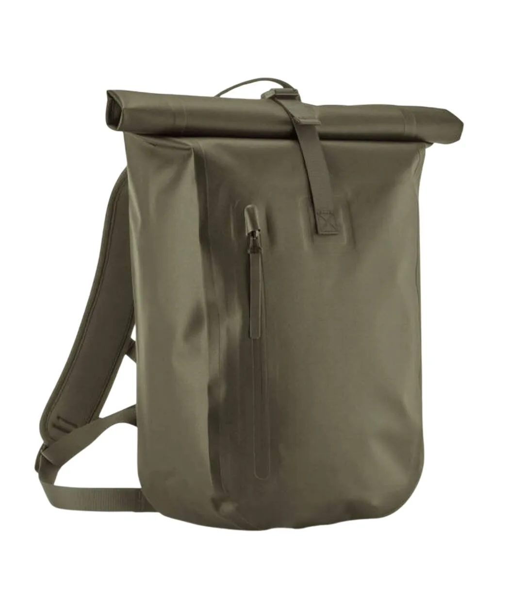Lite Roll Top Waterproof Backpack One Size Covert Green Quadra-1