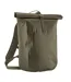 Lite Roll Top Waterproof Backpack One Size Covert Green Quadra-1