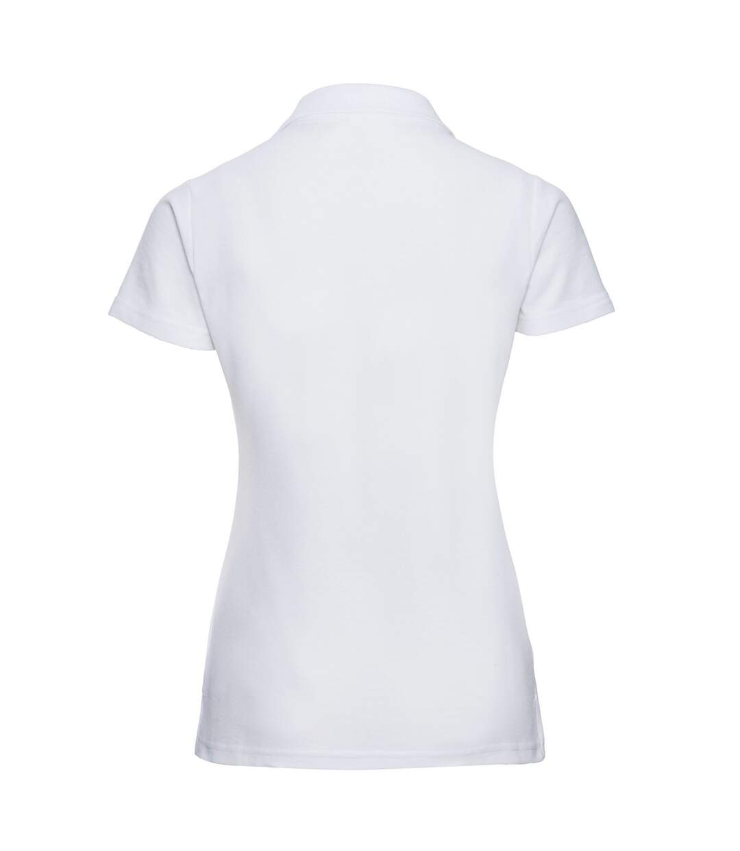 Polo classic femme blanc Russell-2