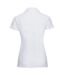 Polo classic femme blanc Russell-2