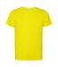 Mens Estoril Short-sleeved T-shirt Fluorescent Yellow Roly-1