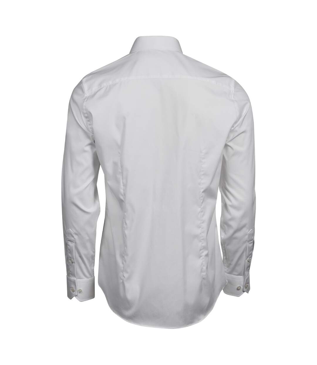 Tee Jays Chemise de luxe à manches longues en tissu extensible pour hommes (Blanc) - UTPC4792-2