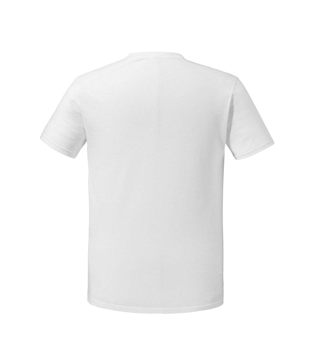 Mens Essential Cotton T-shirt White Jerzees-3