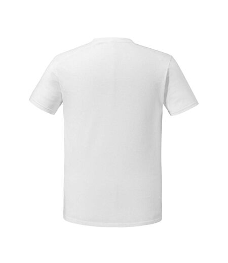 Mens Essential Cotton T-shirt White Jerzees