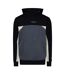Mens Castlebay Colour Block Hoodie Slate Crosshatch-2