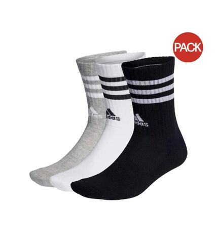 Chaussettes adulte blanc / gris / noir Adidas