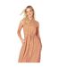 Robe mi-longue femme rouille Dorothy Perkins