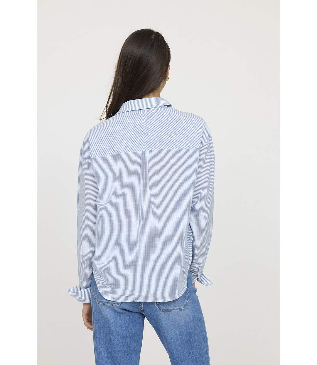Chemise manches longues coton loose DOUBIA-2