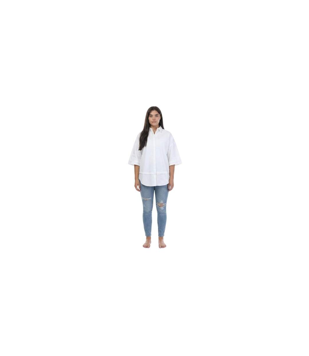 Chemise Manches ¾ Orlanda Femme Blanc Ted Baker-1