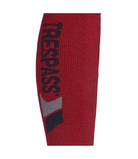 Trespass Adults Unisex Tech Luxury Merino Wool Blend Ski Tube Socks (Red) - UTTP967