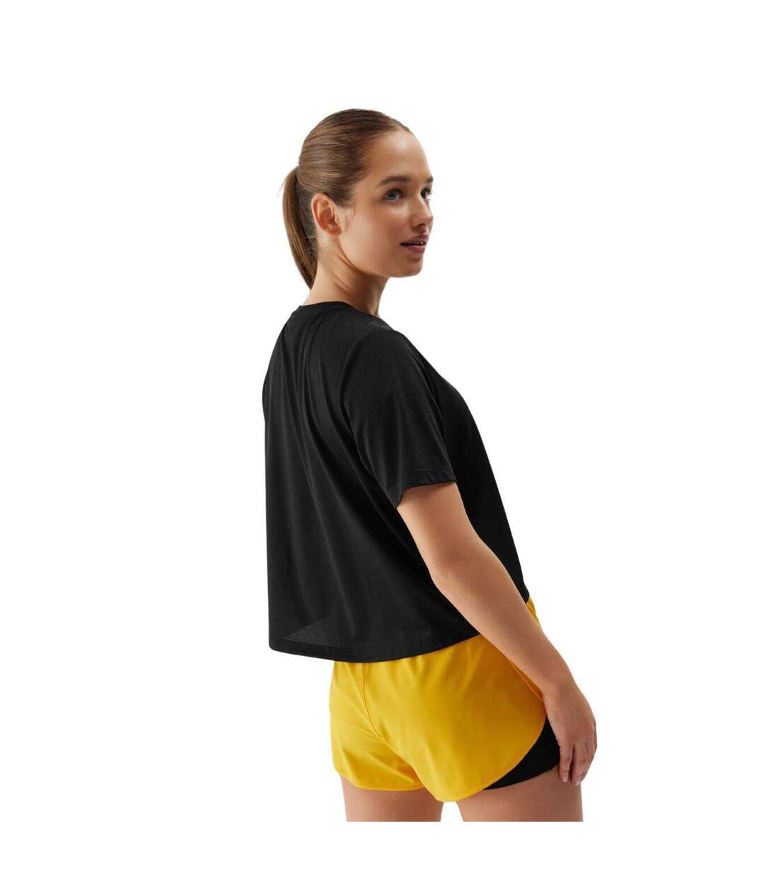 Short Fnk Femme Jaune 4F-3