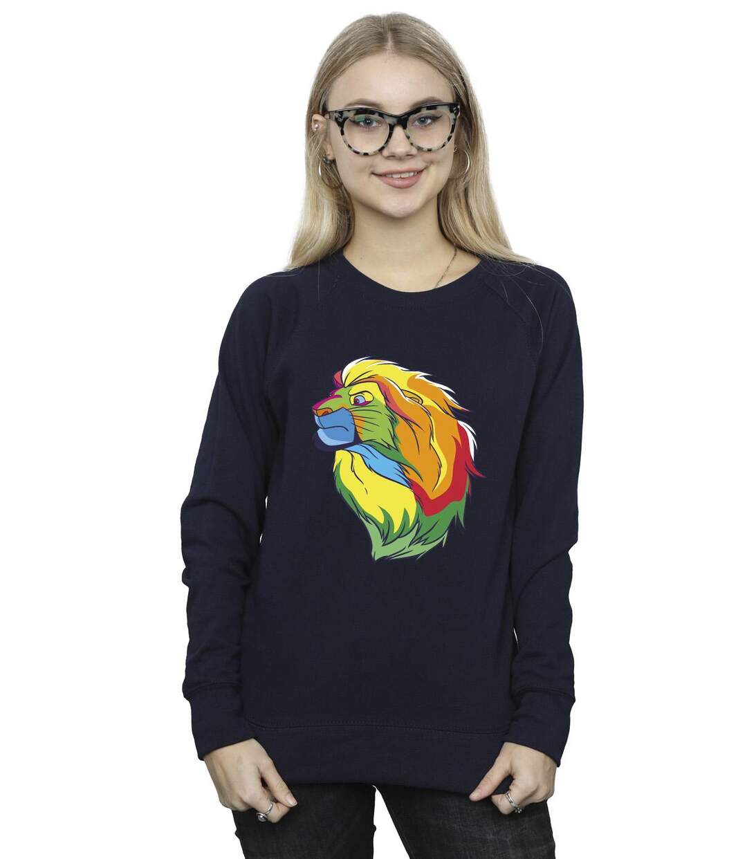 Disney Sweatshirt Womens/Ladies The Lion King Colours (Bleu marine) - UTBI22335-2