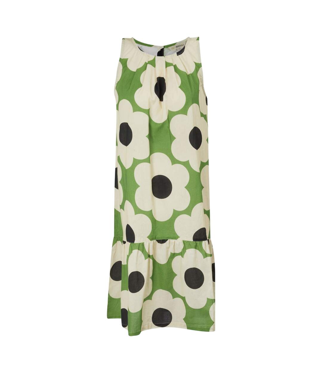 Womens/ladies Orla Kiely Sixties Daisy Sleeveless Summer Dress Green Regatta-2