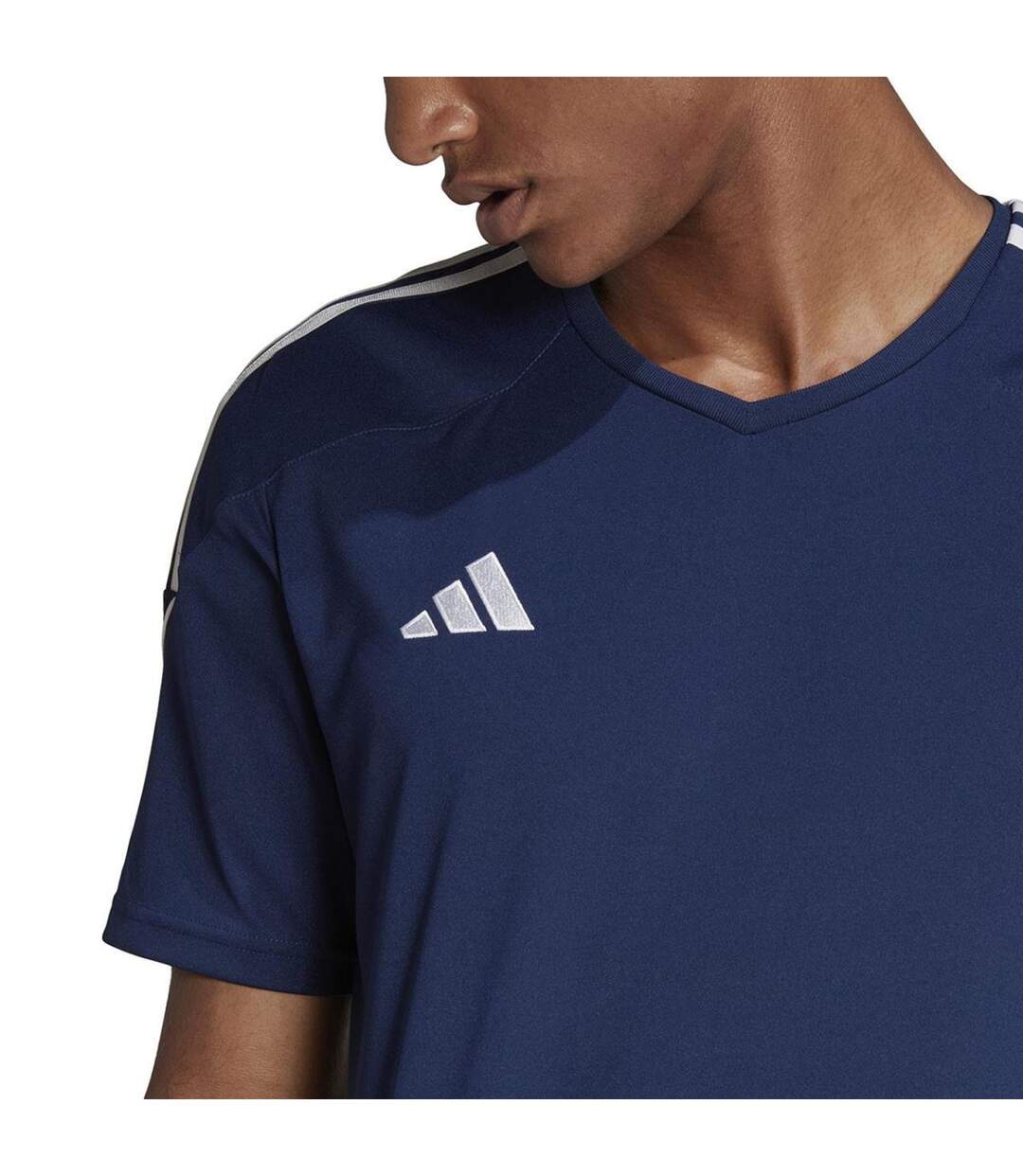 Maillot Tiro League Homme Bleu Marine Adidas-4