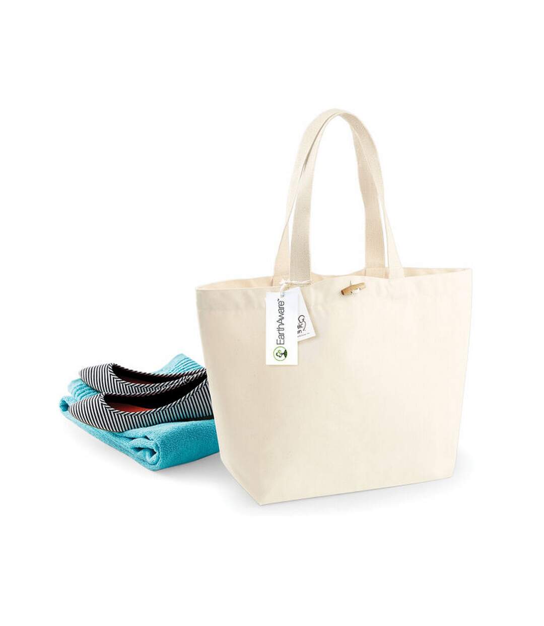 Tote Bag Marina Taille Unique Beige Pâle Westford Mill-2