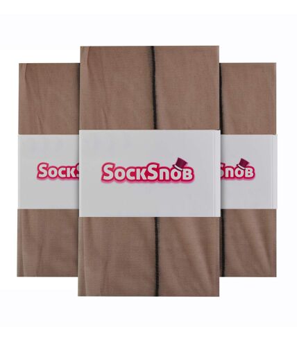 Sock Snob - Womens Vintage Seamed Tights | 3 Pair Multipack | 40 Denier Knee High Ultra Sheen Tights with Line Up the Back