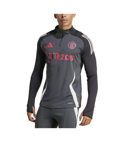 Manchester United Sweat Gris/Noir Adidas Tiro 2024 - L