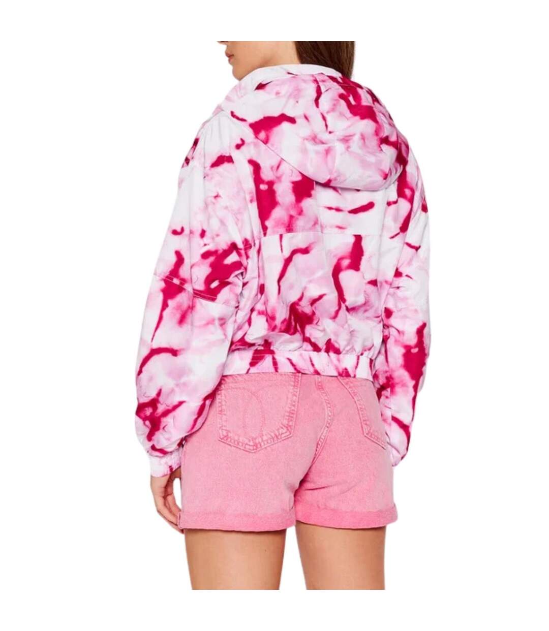 Veste Jeans Femme Rose Blanc Calvin Klein-2