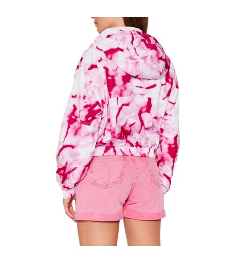 Veste Jeans Femme Rose Blanc Calvin Klein
