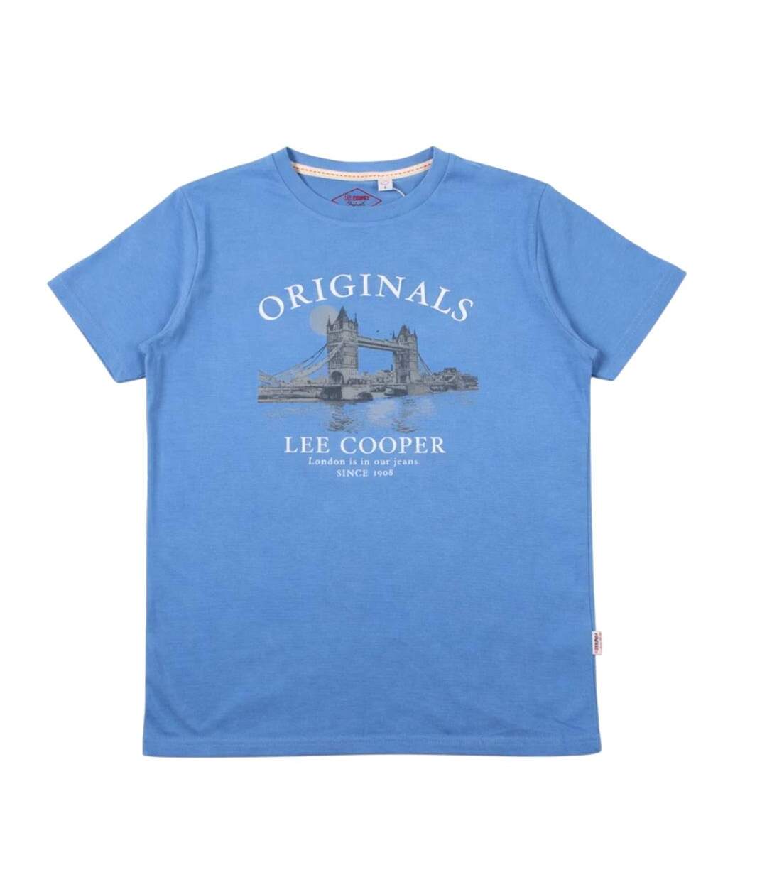 T-Shirt bleu homme lee cooper lcn820-2