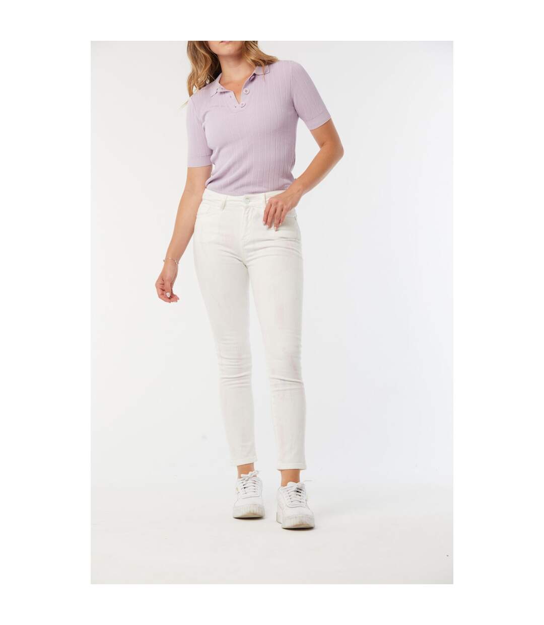 Pantalon coton slim LC135F