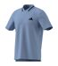 Polo Motif/style 3 Rayures Essentials Homme Bleu Pâle Bleu Adidas-3