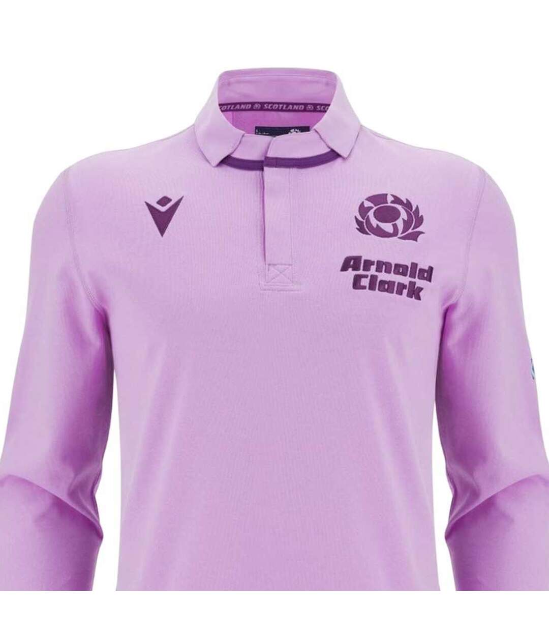 Mens 25/26 Scotland Ru Away Shirt Purple Macron-1