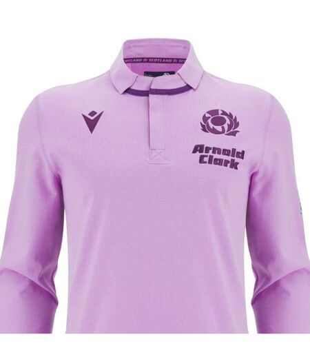 Mens 25/26 Scotland Ru Away Shirt Purple Macron