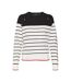 Pull Noir/Blanc Femme Vero Moda Alma - L-1