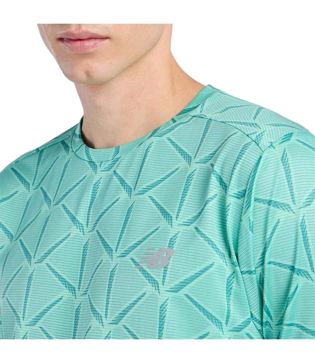 Mens Performance Gym T-shirt Deep Green New Balance-3