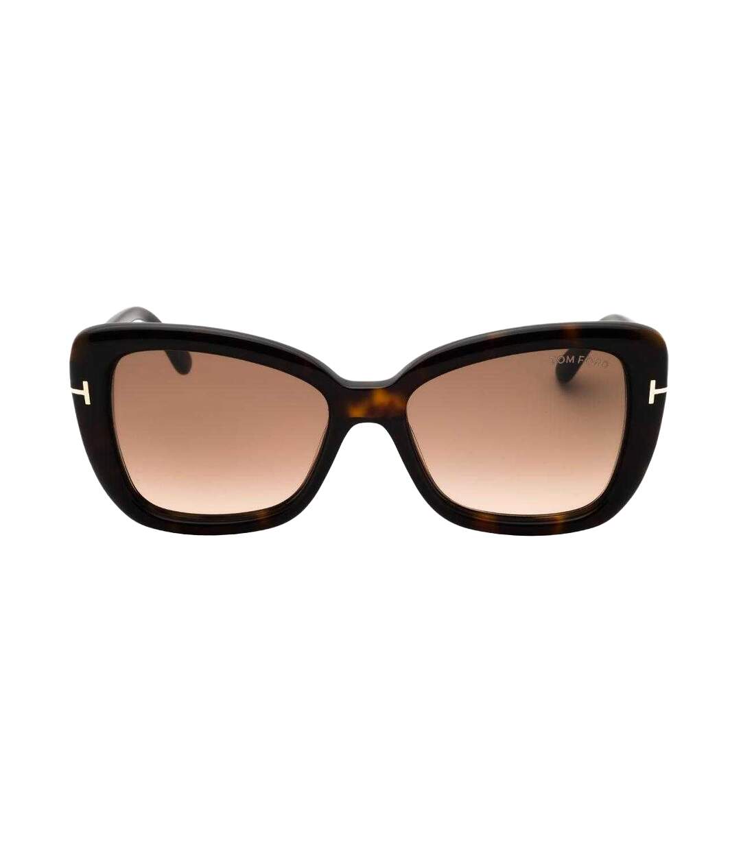 Womens/ladies Maeve Gradient Sunglasses One Size Dark Havana Brown Brown Tom Ford-1