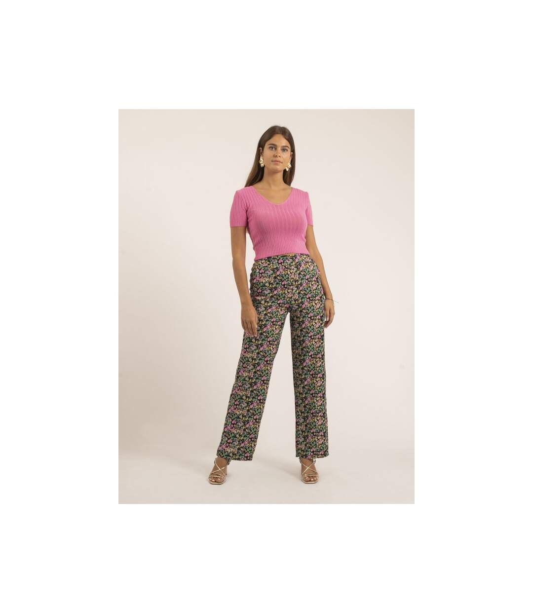 Pantalon motifs ELFREA - Dona X Lisa-4