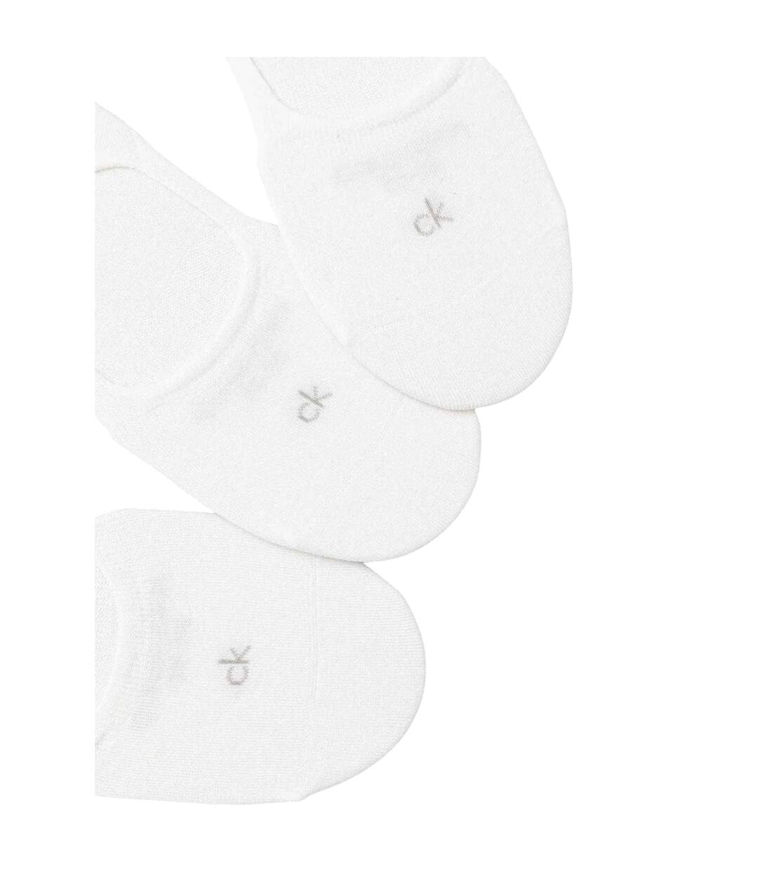 Socquettes Discrètes Motif/style Logo Femme Blanc Calvin Klein-2
