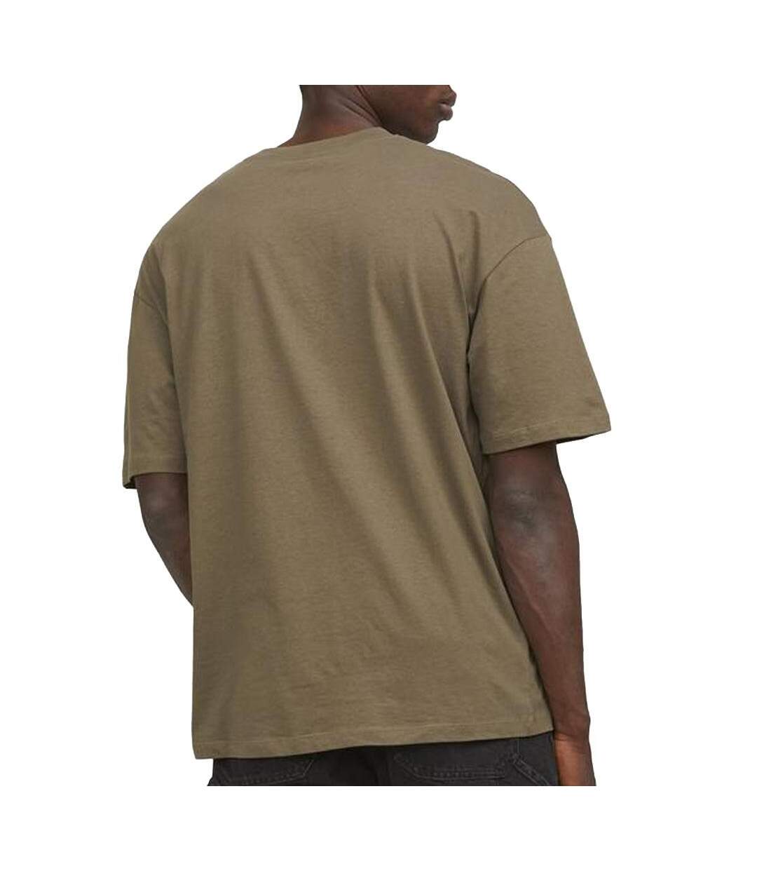 T-shirt marron homme jack & jones jorportland-2