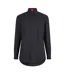 Mens Point Collar Regular Long-sleeved Shirt Black Boss-2
