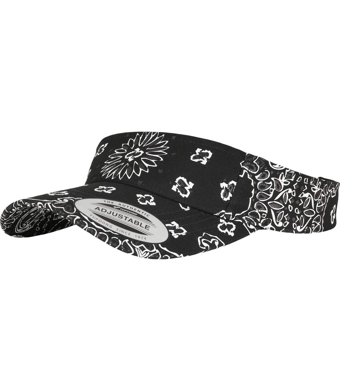 Visière Motif/style Cachemire Noir Flexfit-1