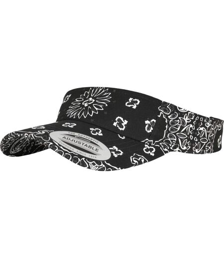 Visière Motif/style Cachemire Noir Flexfit