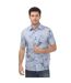Mens Lousho Large Floral Shirt Sky Ted Baker-1