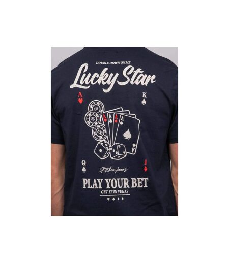T shirt manches courtes coton motif poker JOPLAYER
