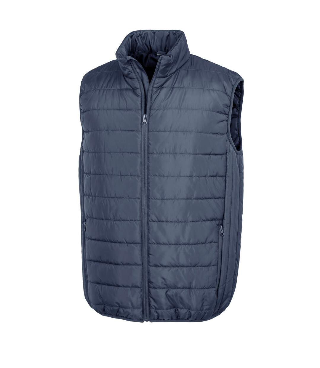 Doudoune Sans Manches Promo Homme Bleu Marine Result Core-1