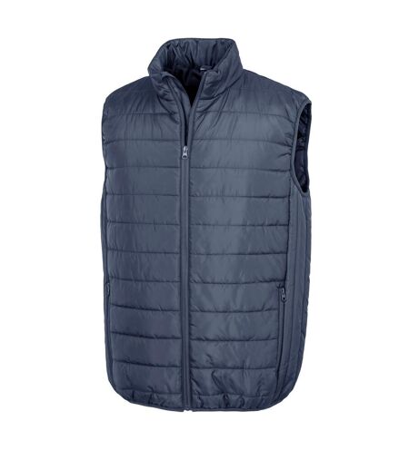 Doudoune Sans Manches Promo Homme Bleu Marine Result Core