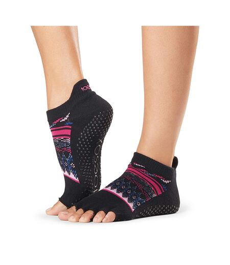 Toesox - Chaussettes à demi-orteils WOODSTOCK - Femme (Noir) - UTMQ359