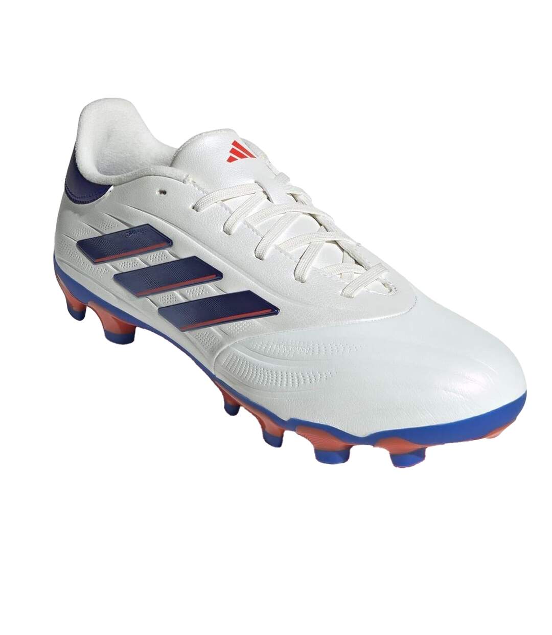 Chaussures De Foot Pour Terrain Ferme Motif/style 3 Rayures Copa Pure League Homme Blanc Vif Bleu Vif Adidas-4