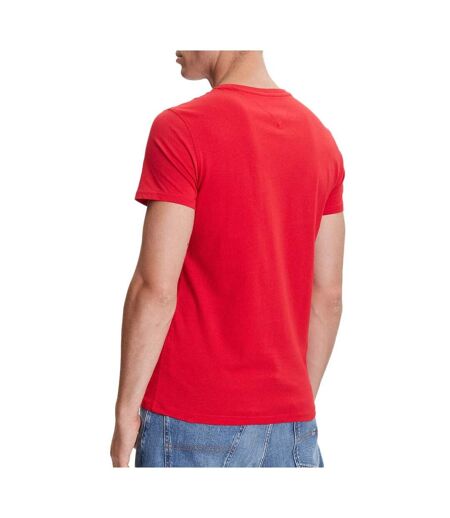T-shirt rouge  homme tommy hilfiger tjm xslim - l